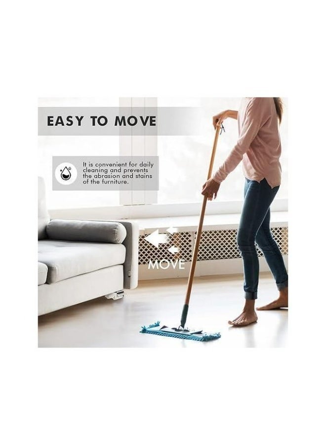 قاعدة غسالة وثلاجة متحركة قابلة للتعديل - حامل معدني بعجل للأجهزة الثقيلة والأثاث - مقاس (46 سم إلى 72 سم) - حمولة 227 كجم - Image 4